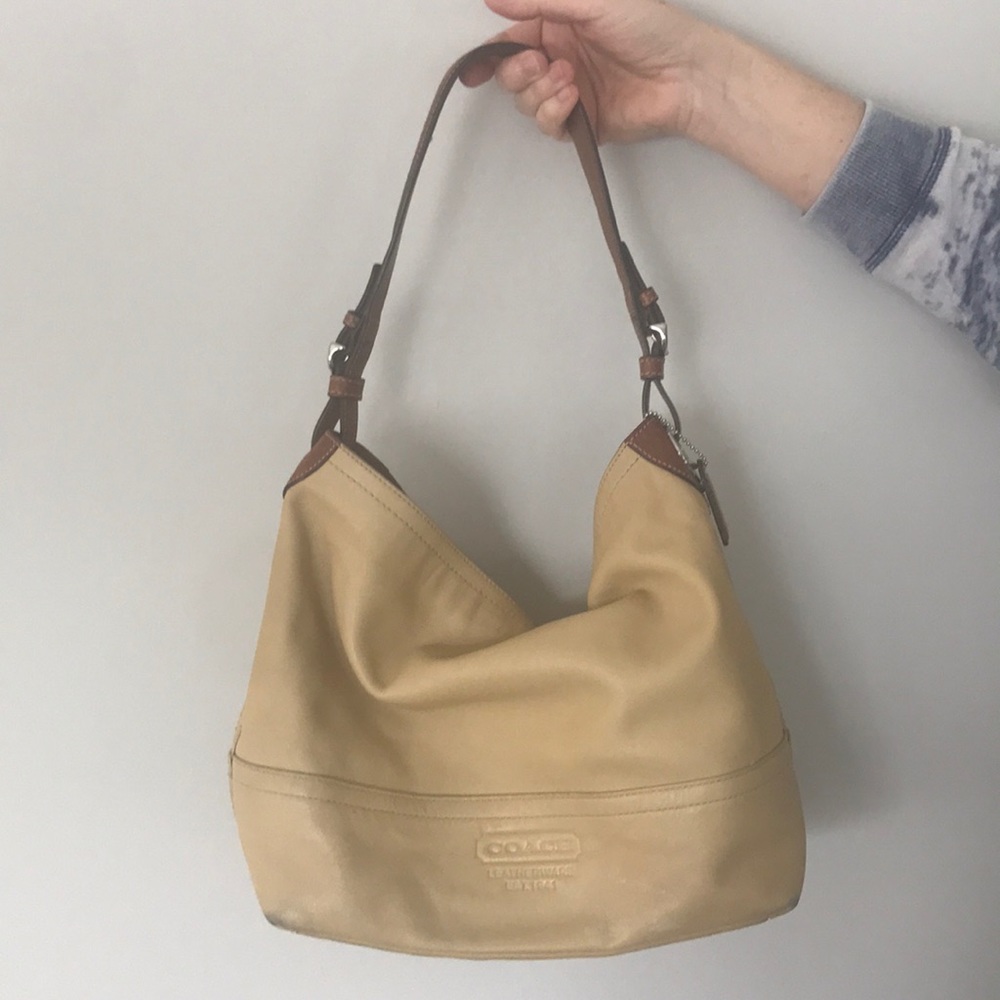 Tan Coach Purse
